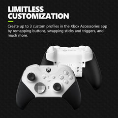 Xbox Elite Wireless Controller Series 2 - Core（White）- Works with Xbox consoles • Windows PC • iOS & Android